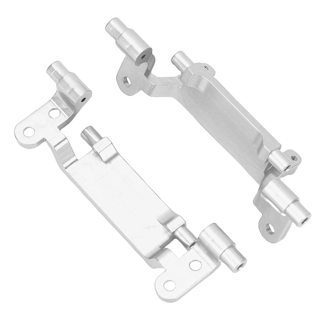 RC Pull Rod Base Set Replacement for MN168 MN78 1 12 Metal Front and Rear Remote Control Car Pull Rod Base Silver