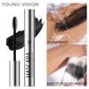 YOUNG VISION 1-компонентная тушь для ресниц Black Silver Tube, водостойкая, подкручивающая, с эффектом объема, тушь Silver Tube Black Brushed Fiber