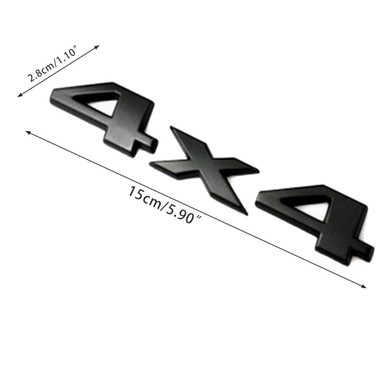 Буквы для вставки на заднюю дверь 3D рельефная автомобильная буква 4X4 наклейка с клейкой лентой