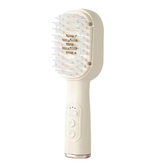 Nostalgie Red Light Scalp Massager, Electric Hair Growth Comb with Essence Dispenser, 3 Mode USB Rechargeable Vibration Brush for Care