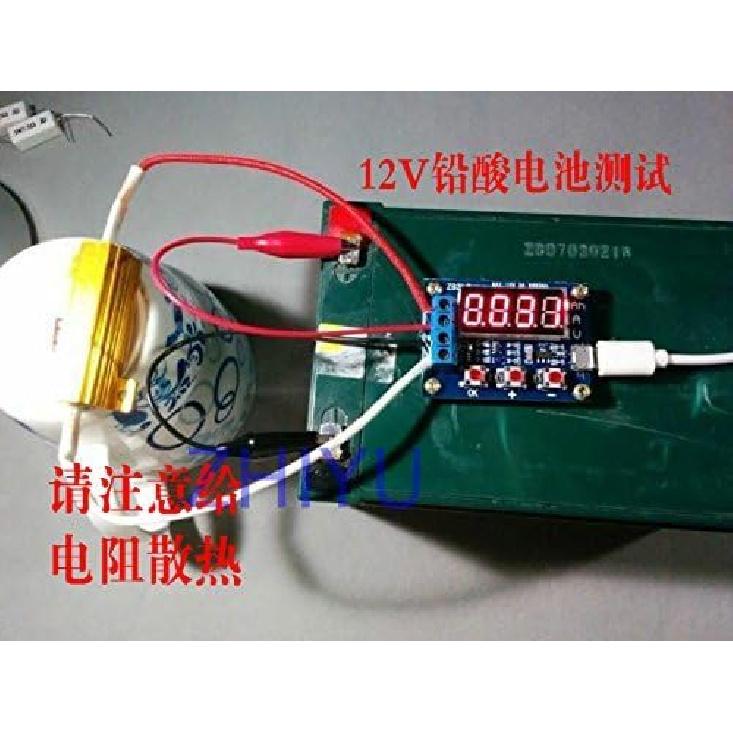 HiLetgo Измеритель емкости аккумулятора Тестер разряда Анализатор 1,5 В-12 В Измеритель емкости аккумулятора Тестер разряда