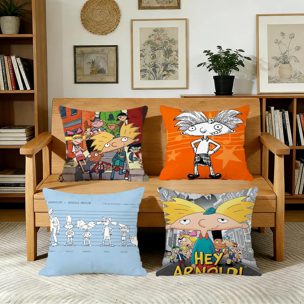 Children HHey AArnold cushion cover For Pillow Printing Sofa Decoration Home Car Room Coffee Shop Office Nordic Simplicity