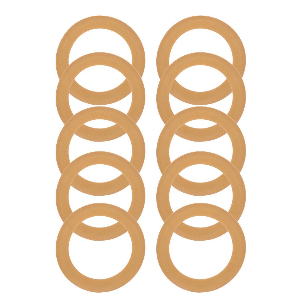 10PCs Rubber Piston Ring Insulated Pump Accessories for 550w Oil‑Free Silent Air Compressor