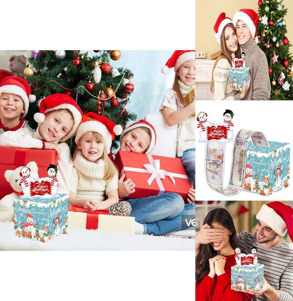 Синий снеговик Письмо Рождественский Декоративный Ящик С Хранилищем Для Подарков Для Праздничных Торжеств И Атмосферы Вечеринки