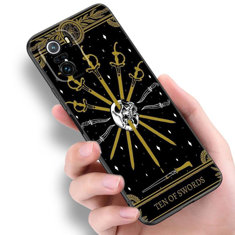Чехол для телефона Witches Moon Tarot для Xiaomi Redmi Note 5 6 9T K20 K40 K50 Pro 7A 8A 9A 9C 9i 10A 10C A1 S2, мягкий черный чехол из ТПУ