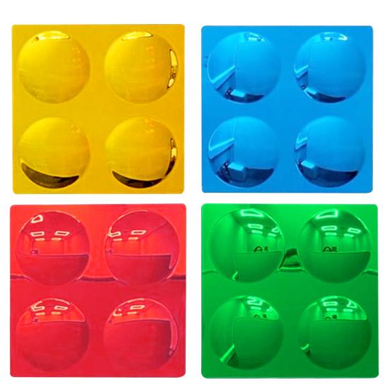 Зеркало-пузырь Акриловое сенсорное настенное зеркало для малышей Безопасный небьющийся дизайн Развивает зрительно-моторные навыки Интерактивная сенсорная игрушка