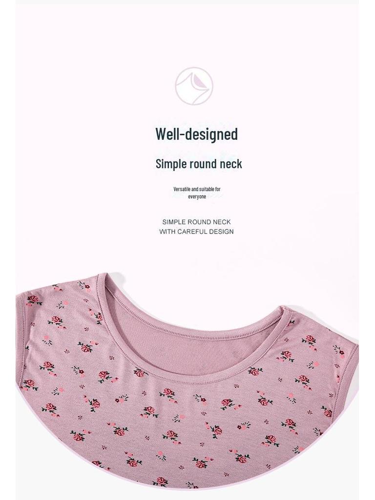 Летняя пижама мамы: Легкий модальный жилет и комплект с короткими рукавами для женщин среднего и пожилого возраста