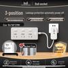 Bull Short Cable Power Strip: Multi-Outlet Kitchen Extension Socket with Individual Switch Control