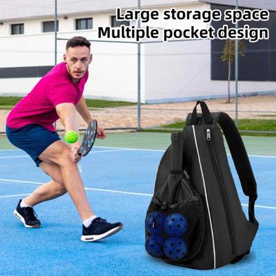 Рюкзак Pickleball для мужчин и женщин, регулируемый через плечо, сумка для весла Pickleball с водой