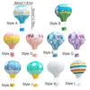 Handmade Paper Lantern DIY Festival Lantern Folding Paper Lantern Air Balloon Lantern  for Party