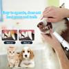 Stainless Steel Ultrasonic Dog Dental Cleaner with USB Charging LED Light Cat Dog Teeth Cleaning 3- Adjustable Double Cleaning Shampoo Pet Supplies