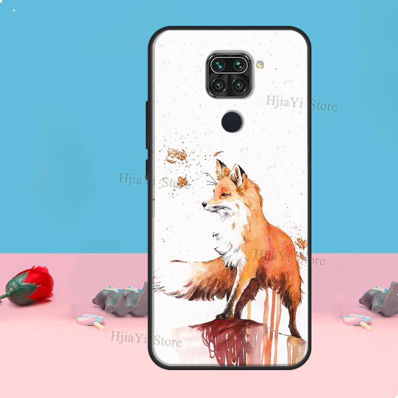 Аниме Чехол с лисой для Redmi Note 8 9 10 11 12 Pro Plus 10S 11S 12S Чехол для Redmi 9C 10A 10C 12C Coque