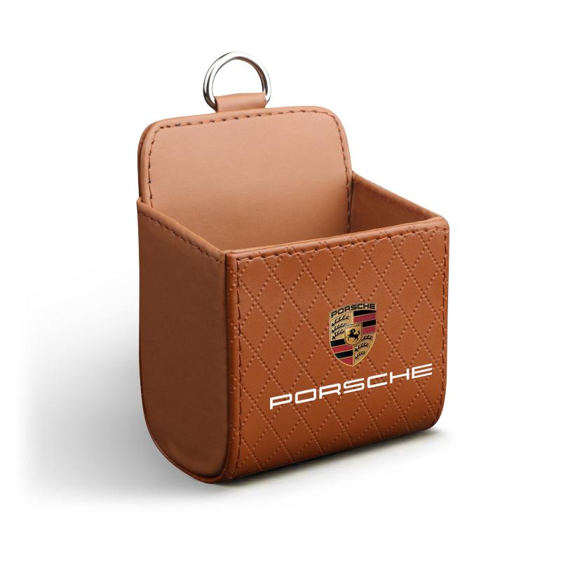 Car Air Outlet Storage Box Phone Glasses Organizer Car Goods For Porsche Boxster Cayenne Panamera Macan Cayman 911 918 996 917 991