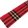 BURBERRY Prorsum Check pattern short Scarf Cashmere Red Unused