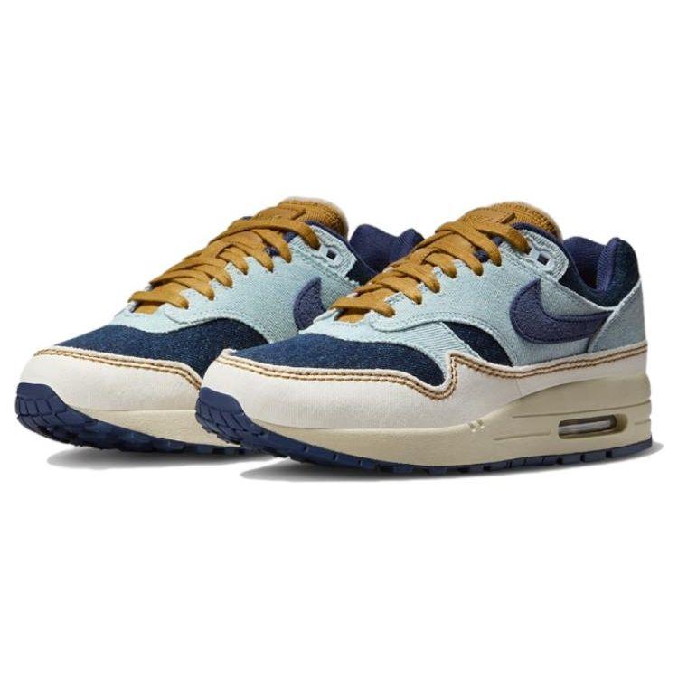 Nike Женские кроссовки Air Max 1 87 Aura Blue Midnight-Navy Pale-Ivory FQ8900-440
