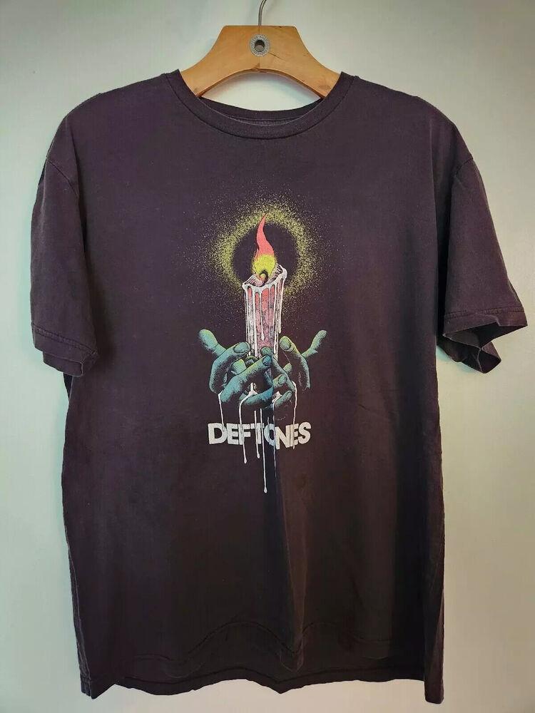 Футболка Deftones Candle Hands Ретро Винтаж S-5XL Унисекс