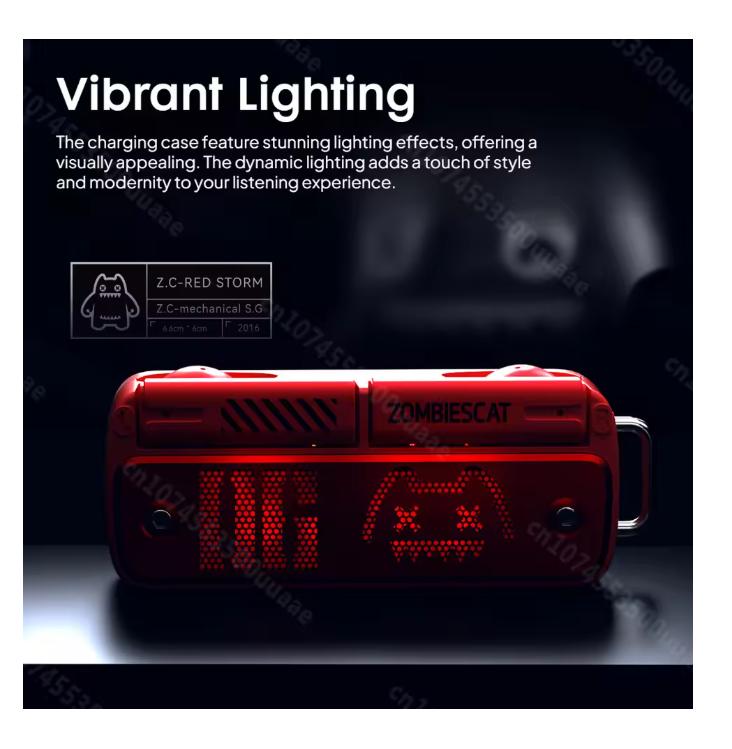 2025 Zombie Cat B8 TWS Беспроводные наушники-вкладыши Дизайн ожерелья Bluetooth 5.4 Наушники ENC Шумоподавление при звонках Беспроводные наушники с микрофоном