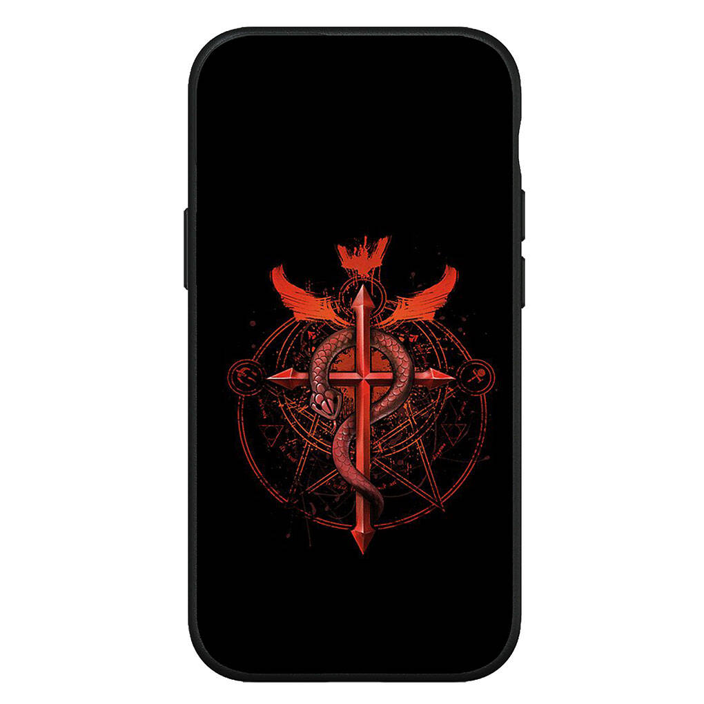 for Motorola Moto Edge 70 60 50 G54 G86 Samsung Galaxy S25 iPhone 17 16 15 Redmi Note 14 13 Pro Max Phone Case Cartoon Fullmetal Alchemis Elric Edward