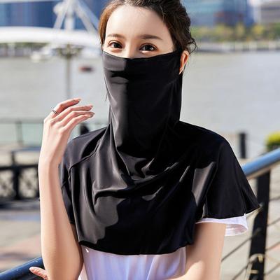 Солнцезащитный щиток для лица Ice Silk Защита шеи Летняя защита для лица для верховой езды