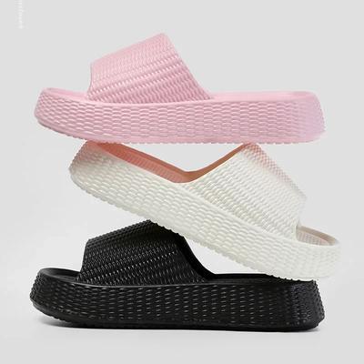 Модные Удобные Мягкие Платформенные Шлепанцы Женские Летние Легкие Нескользящие Облачные Слайды Женские Толстая Подошва Нескользящие Домашние Тапочки