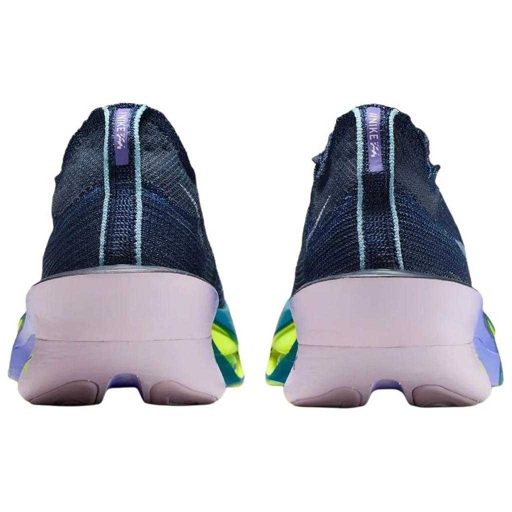 Nike Кроссовки мужские Air Zoom Alphafly NEXT% 3 Обсидиан Персиковый Виолет Голубой Кукольный Деним-Бирюзовый FD8311-401