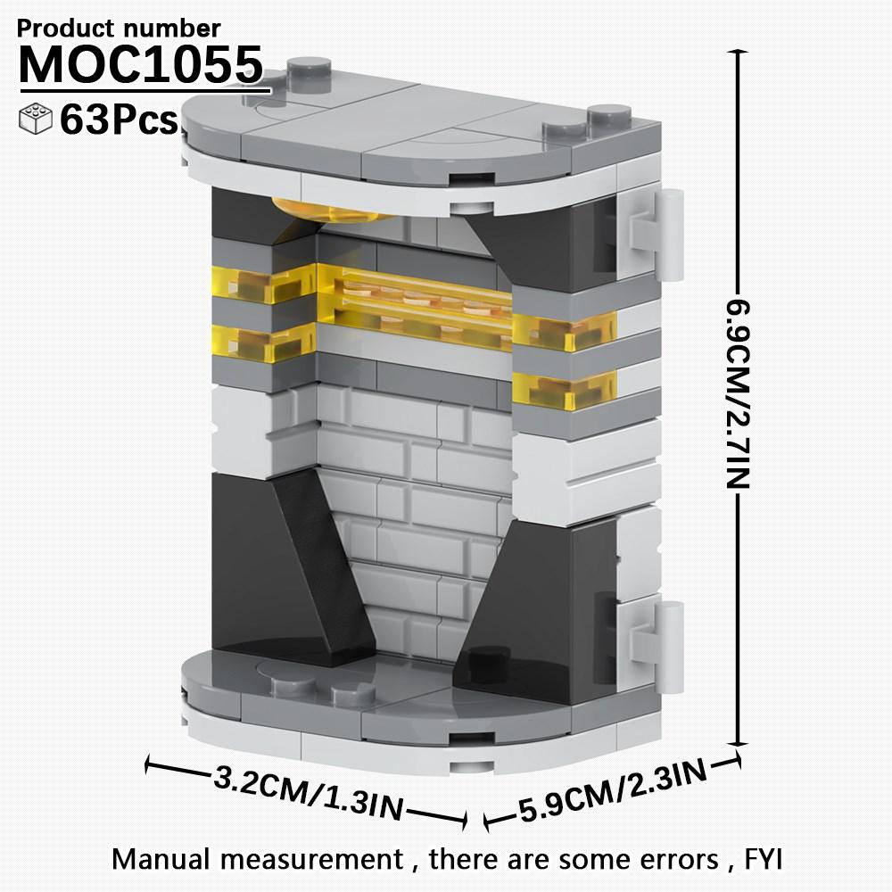 Подставка MOC для фигурок из фильмов, аниме, военных action figures, подставки для демонстрации, совместимые с блоками-коробками 75257 05007 75105, Игрушки-кубики High-Speed Championed, Наборы