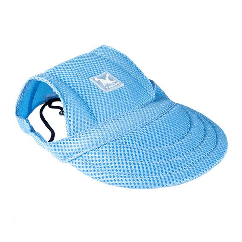 Adjustable Pet Baseball Hat Solid Color Dogs Sun Hat Sun Bonnet Dog Cap Sports