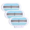 1-20PCS Lady Trim Hair Remover Shaving Replaceable Three Layer Portable Fashion Straight Manual Razor Cartridges Safety Razors