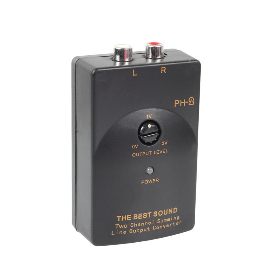 Ph-2 Автомобильный аудиодинамик Преобразователь линейного выхода высокого уровня в низкий