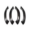 For BMW X1 F48 2016 2017 2018 4pcs ABS Chrome / Carbon Fiber Texture Door Handle Armrest Cover Decorative Trim