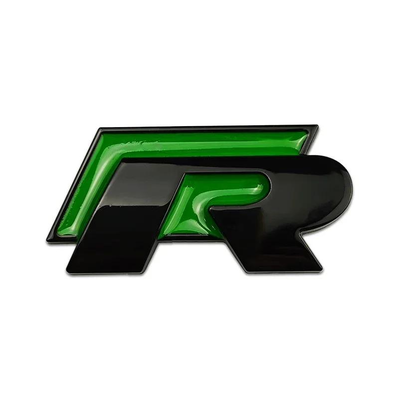 3D Metal R Rline Badge Car Front Grille Emblem Rear Trunk Stickers for Volkswagen VW Golf GTI Jetta Passat B5 Tiguan Touran MK8 Re1
