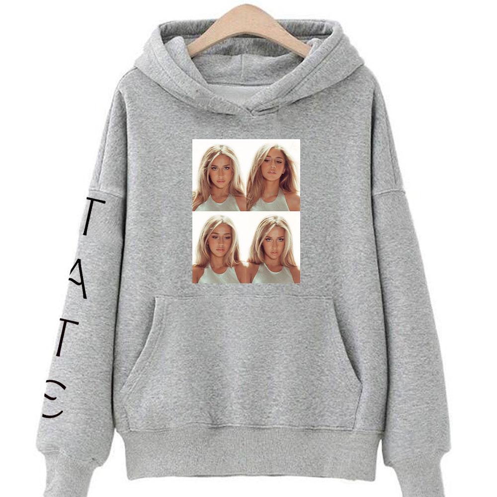 Tate McRae Mind Pullover Hoodie Fashion Casual Hoodies Women Men Long Sleeve Hooded Sweatshirts Streetwear Pullover Trendy Tops