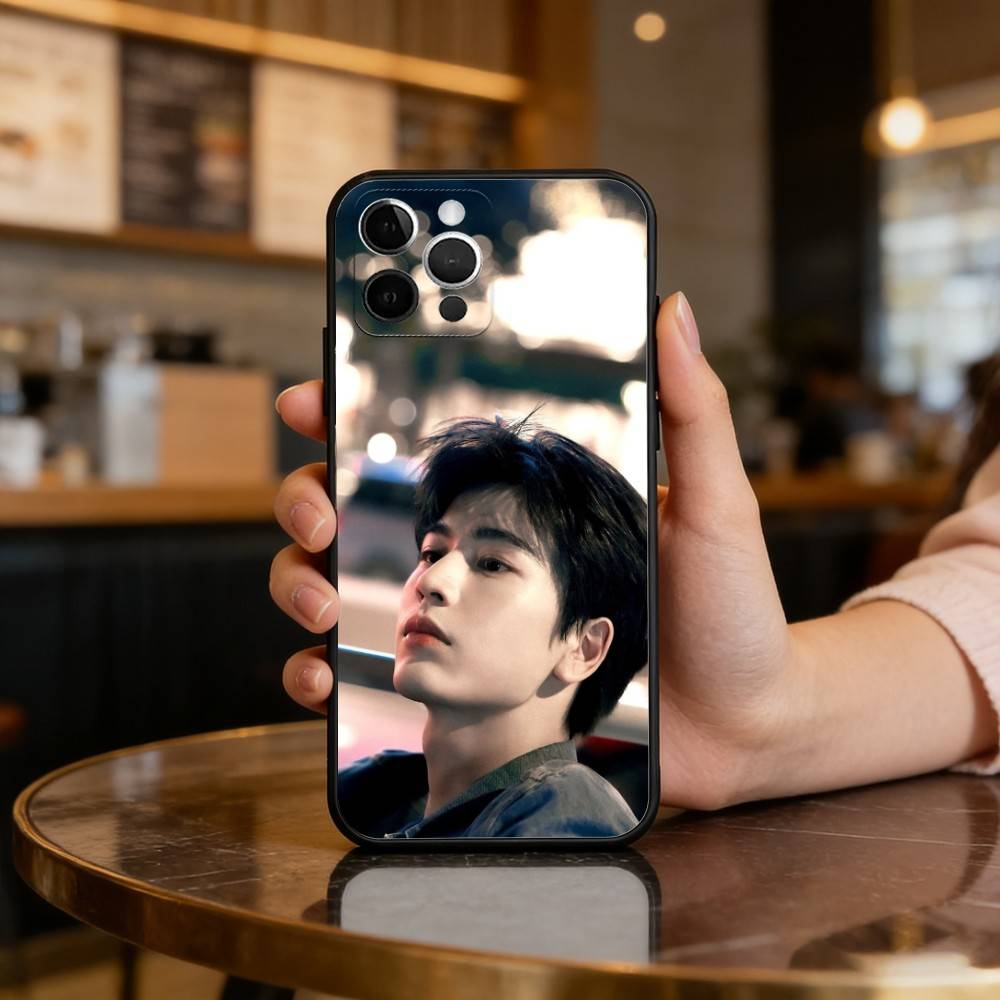 Чехол для телефона китайского актера Чжан Лин Хэ для iPhone 17,16,15,14,13,12,11 Plus,Pro Max, Мягкий силиконовый черный чехол
