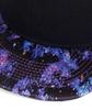 Sproutsy Men's Stylish Graphic Hip Hop Cosmo Cap, Unisex, Space Design, Purple and Black