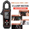 CM01 Multifunction Digital Clamp Meter 9999 Count DC/AC Current 600A Clamp True RMS Auto Range Capacitance Ohm Diode Ammeter