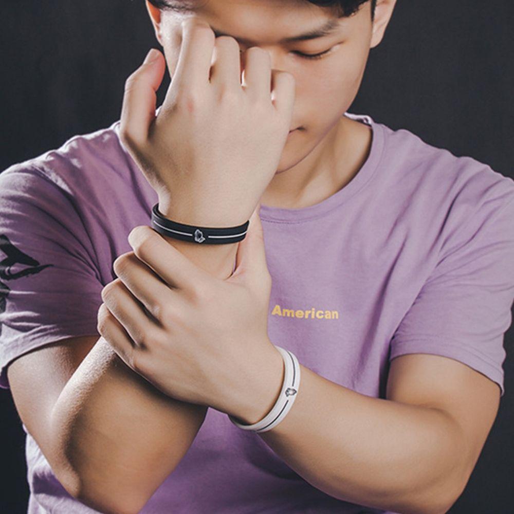 Unisex Party Jewelry Rubber Bangle Serenity Prayer Bracelet Praying Silica Gel