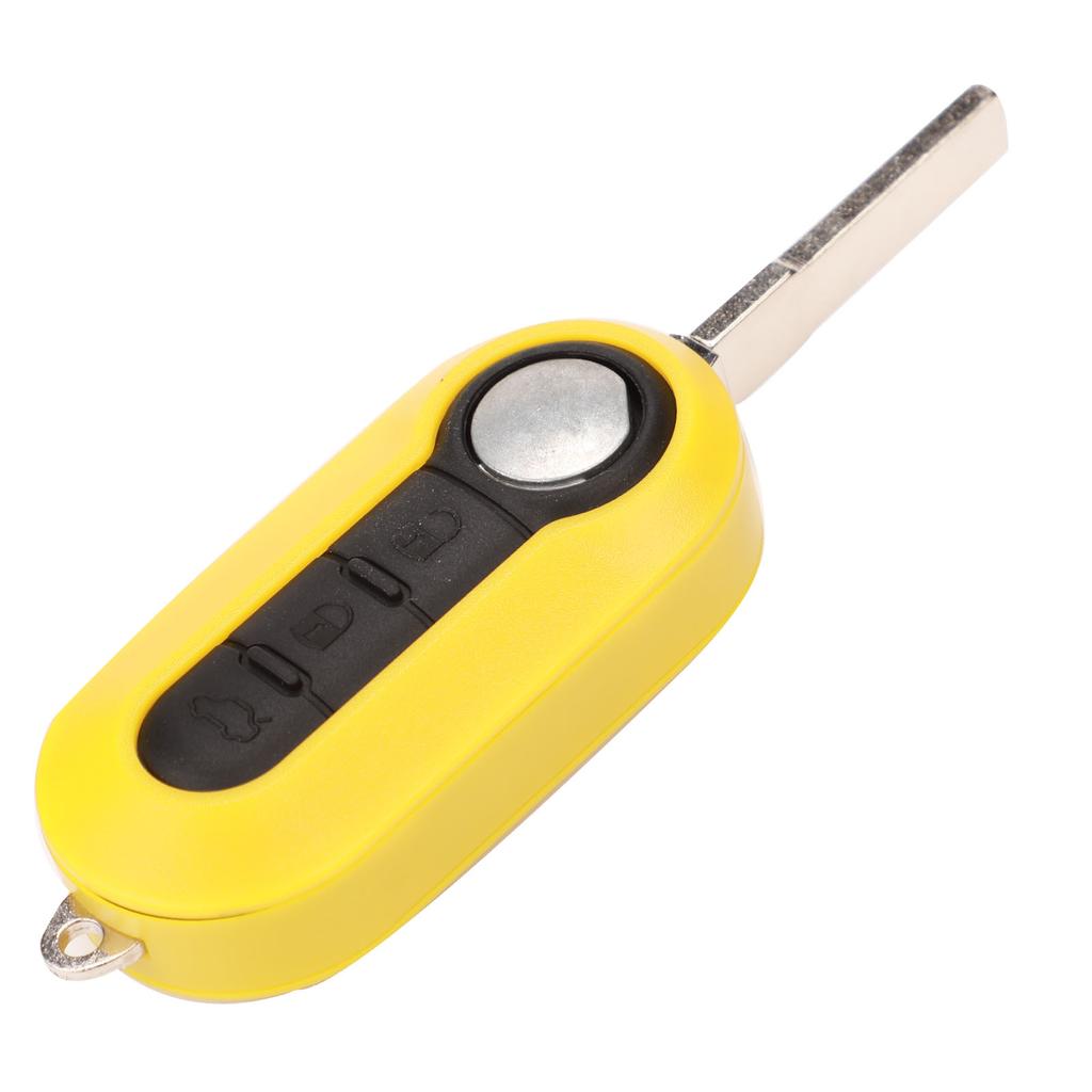 Jingyuqin 3 кнопки откидной дистанционный ключ чехол корпус для Fiat 500 Panda Punto Bravo автомобильная сигнализация бесключевой доступ брелок