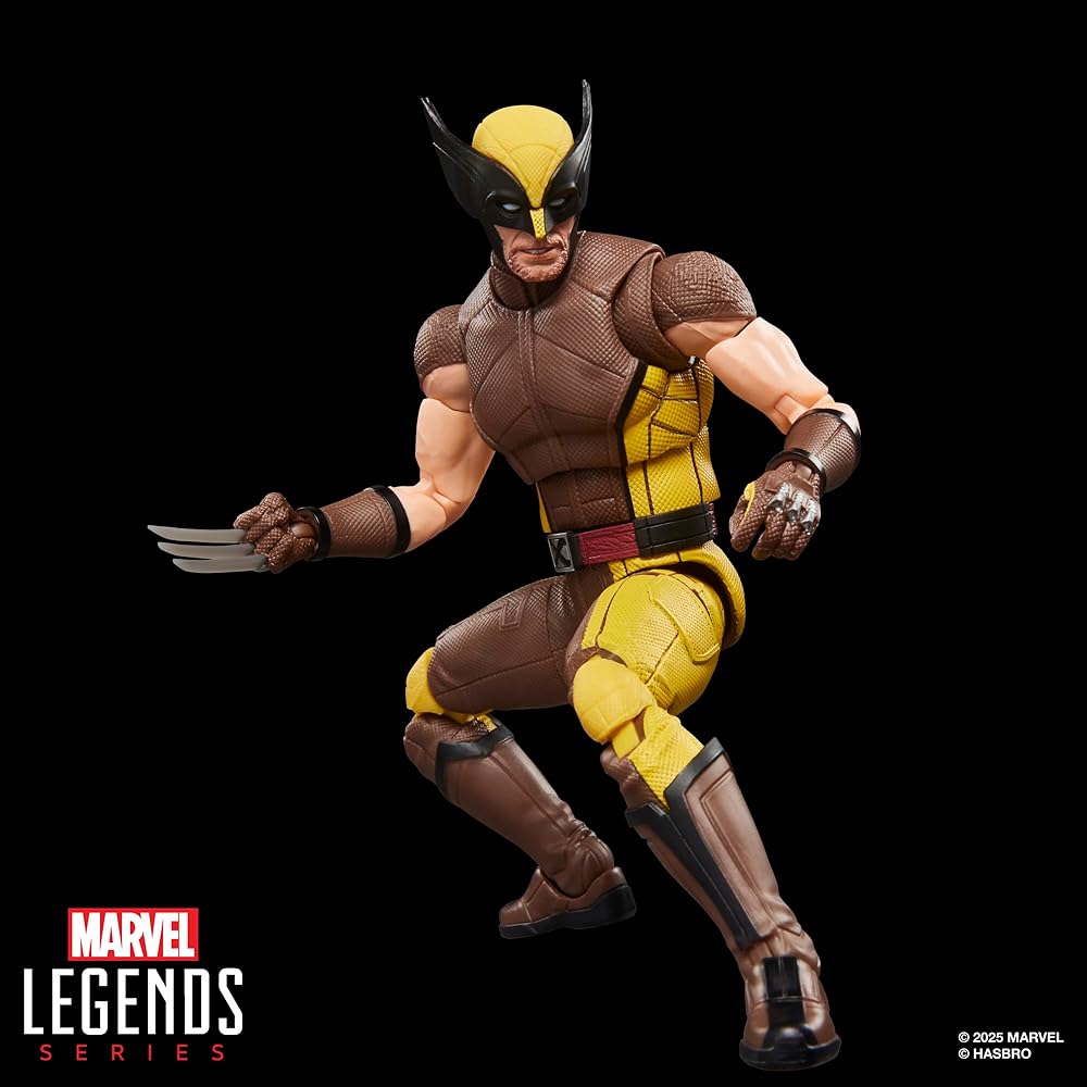 Hasbro Marvel Legends Фигурка Росомахи в коричневом костюме, 15 см, для коллекции Marvel Studios Deadpool