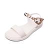 One-word open-toed sandals summer new temperament platform women's shoes casual fashion beach sandals
