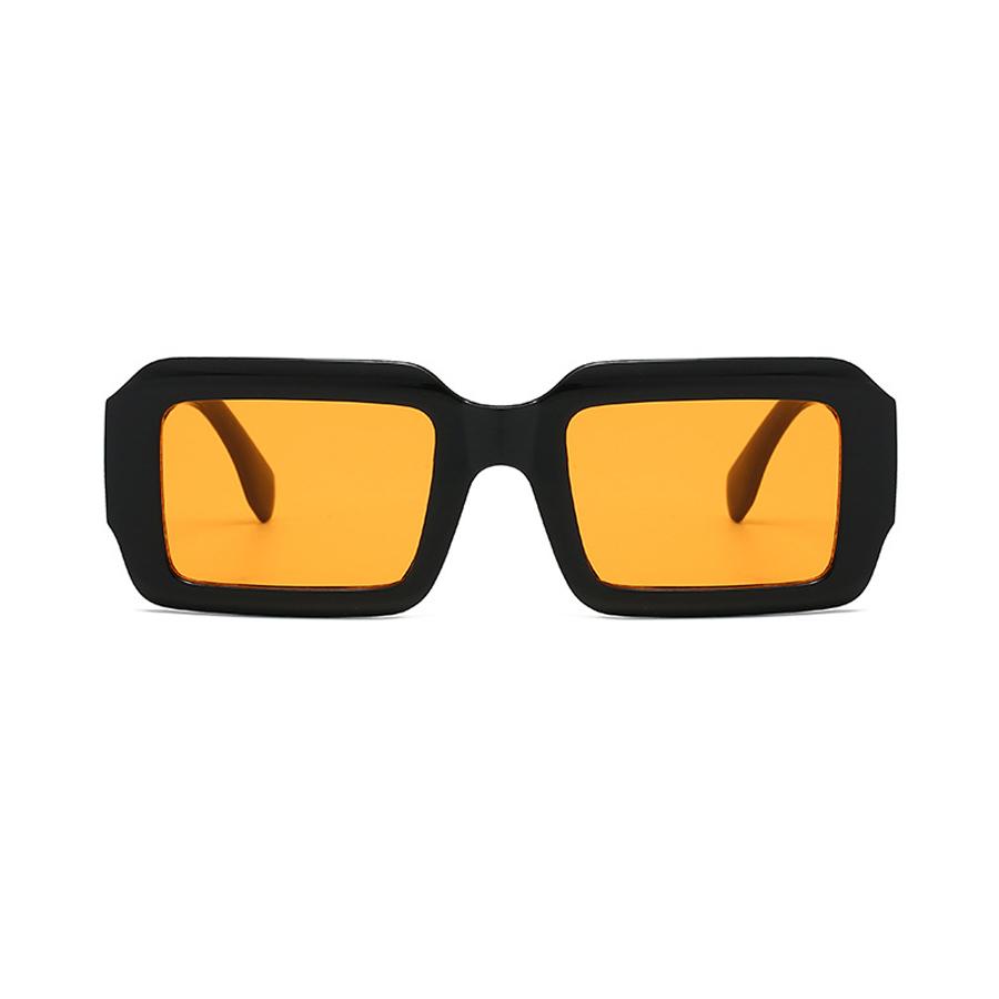 Винтажные прямоугольные солнцезащитные очки, модные квадратные очки ярких цветов, модные ретро женские брендовые дизайнерские солнцезащитные очки UV400