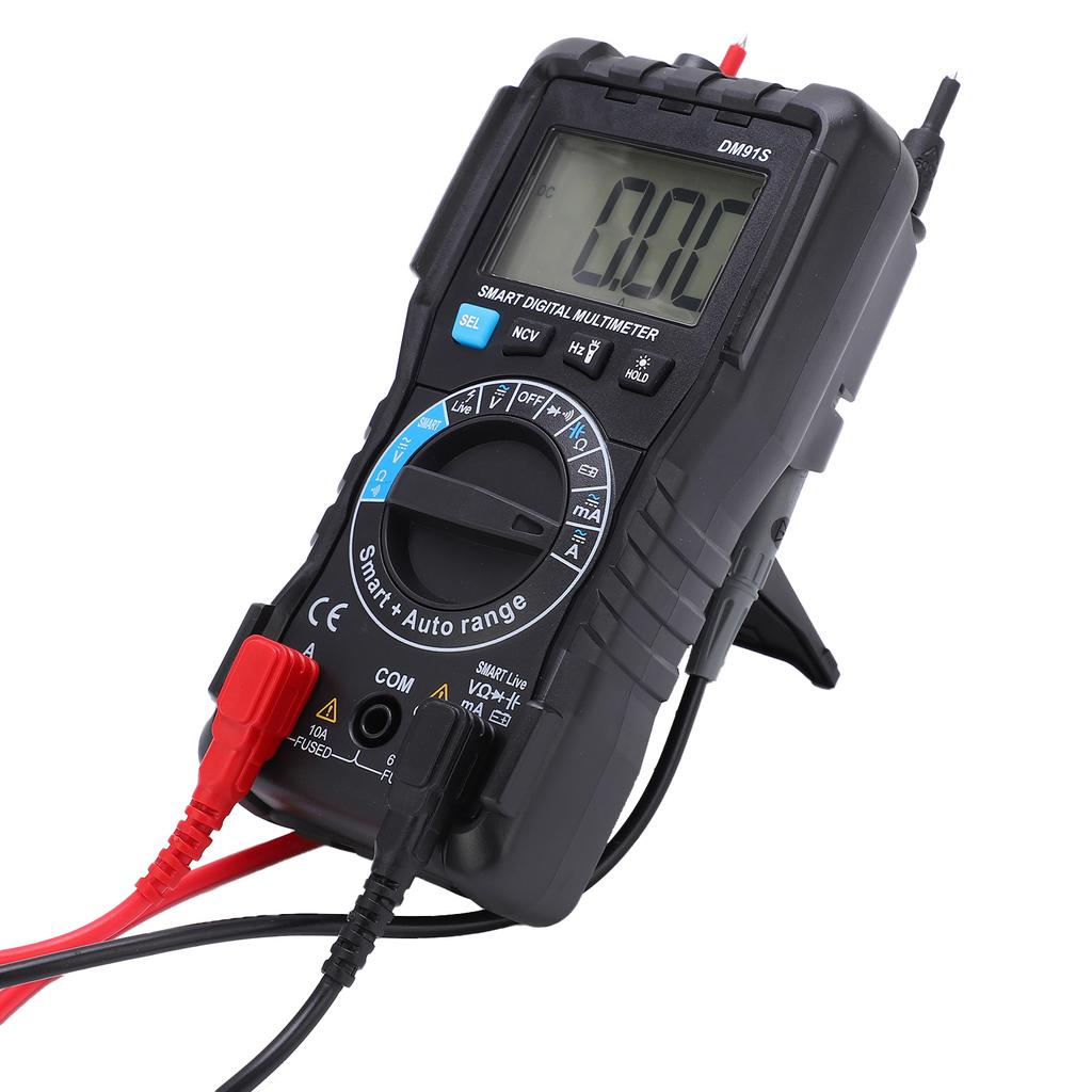 DM91S Ручной автоматический цифровой мультиметр Многофункциональный высокоточный мини-мультиметр 600 В 10 А