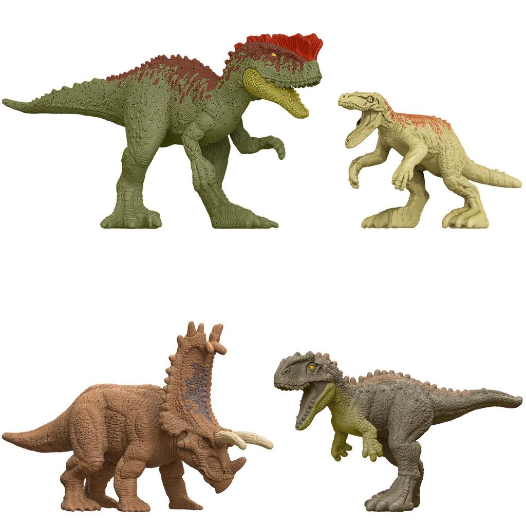 Mattel JURASSIC WORLD Mini Figure Box Assortment 2023 2nd Edition Years Old и [Blind Pack] [Dinosaur Toy] [3 Up] 986E-GWP38
