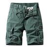 Men's Casual Color Outdoors Pocket Beach Work Trouser Cargo Shorts Pant