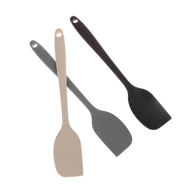 1 шт., силиконовая лопатка для выпечки, скребок с антипригарным покрытием, термостойкая, бесшовная, можно мыть в посудомоечной машине