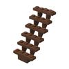 DomesticMOCSplicing Building Blocks Parts Compatible with LE-GO30134 7x4x6Stairs Building Scene