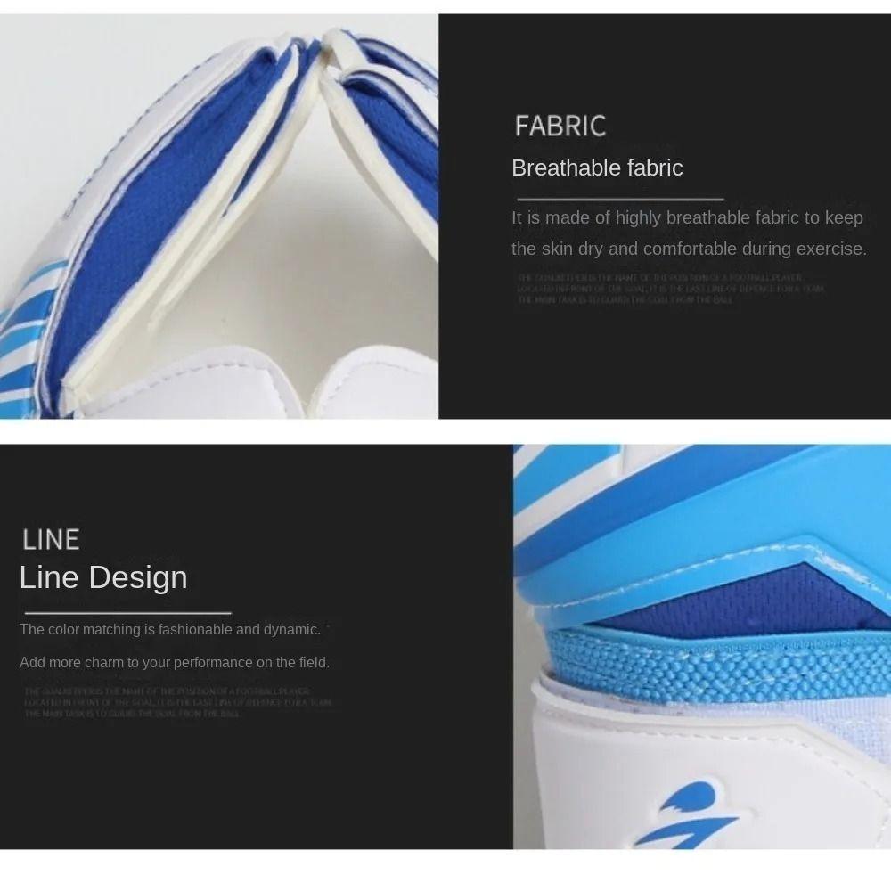 Thick Latex Goalkeeper Gloves Non-Slip Soccer Gloves Football Gloves Athletic Equipment