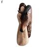 Girl Holding Horse Resin Statue Angle Pony Figurine Sculpture Home Office Living Room Desktop Decoration Ornament
