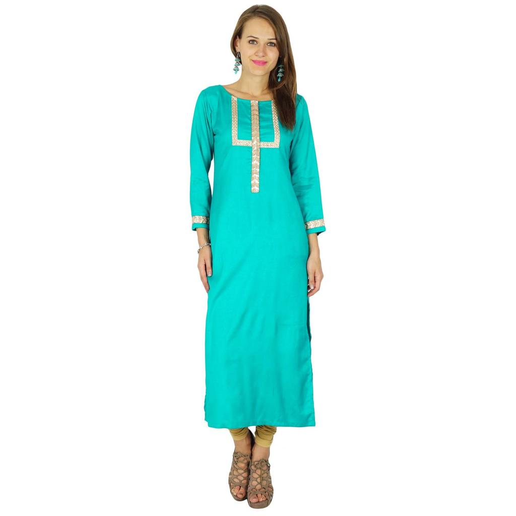 Phagun Indian Designer Bollywood Kurta Women Ethnic Kurti Casual Tunic Dress