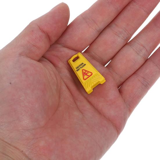 5 шт. Мини Предупреждение Мокрый Пол Односторонний Реалистичный Миниатюрный Собака Кошка Рвота Предупреждающий Знак Маленький Предупреждающий Знак Настольная Игрушка