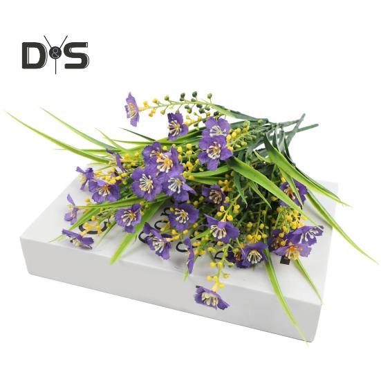 2 шт. комплект искусственных цветов, устойчивые к ультрафиолетовому излучению, искусственные растения, не выцветающие искусственные цветы для дома, вазы, корзины, оконного ящика, наружного украшения